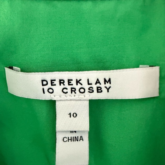 NWOT - Derek Lam Vibrant Green Midi Dress - Picture 3 of 9